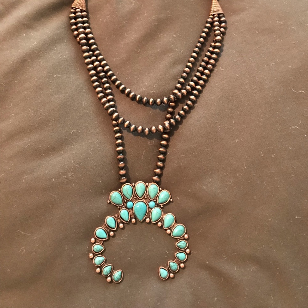 Squash blossom necklace